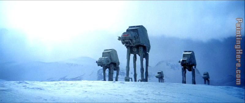 Unknown Artist star Wars Empire Strikes Back